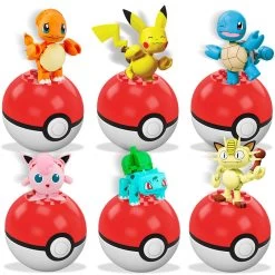 Pokémon Mega Construx Bauset Mit Figur Und Pokéball