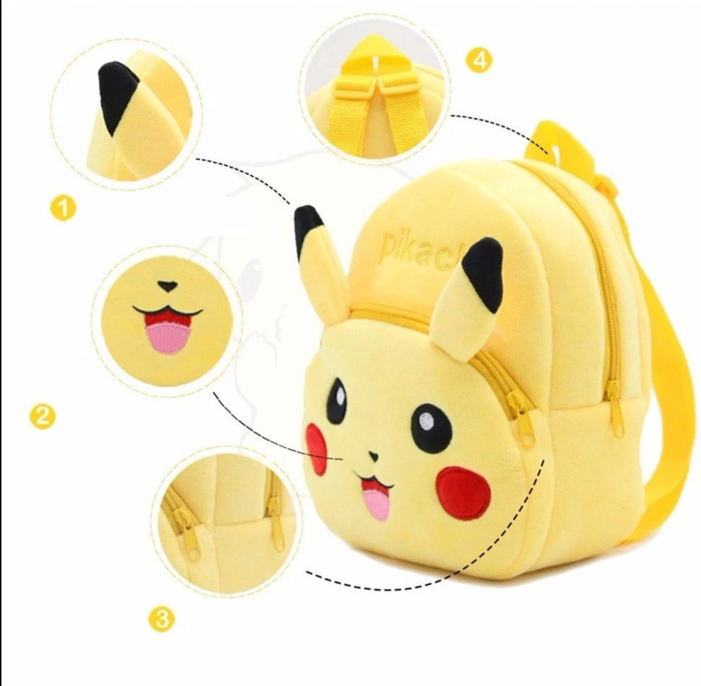 Süßer Pikachu Rucksack (ca. 21cm*23cm*9cm) 5 Süßer Pikachu Rucksack (ca. 21cm*23cm*9cm) - Image 5