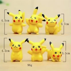 6 Pikachu PVC Pokeball Figuren (ca.4 Cm) -Pokémon Spielzeug Geschäft product image 601136645