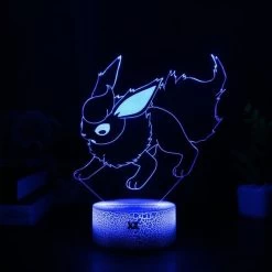 Eevee / Evoli 3D LED Lampe (9 Motive) Nachtlicht, Tischlampe -Pokémon Spielzeug Geschäft product image 634087567