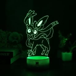 Eevee / Evoli 3D LED Lampe (9 Motive) Nachtlicht, Tischlampe -Pokémon Spielzeug Geschäft product image 634087570