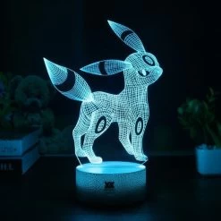Eevee / Evoli 3D LED Lampe (9 Motive) Nachtlicht, Tischlampe -Pokémon Spielzeug Geschäft product image 634087572