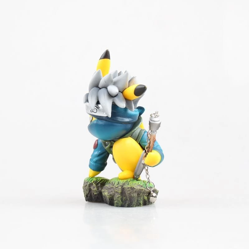Pikachu Naruto Kakashi Cosplay Figur (ca. 10cm) 2 Pikachu Naruto Kakashi Cosplay Figur (ca. 10cm) - Image 2