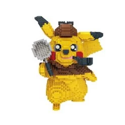 Detektiv Pikachu Baustein-Modell (15cm X 15cm X 15cm) -Pokémon Spielzeug Geschäft product image 954753481