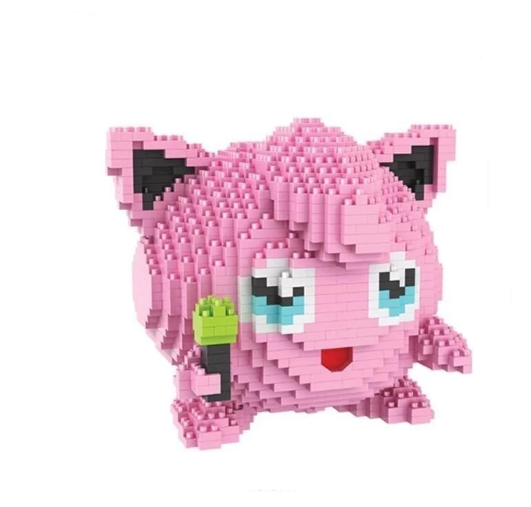 Jigglypuff / Pummeluff Pokemon Baustein Set (1605 Teile) 1 Jigglypuff / Pummeluff Pokemon Baustein Set (1605 Teile)