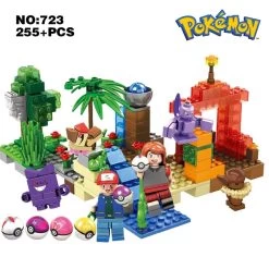 Pokemon Ketchum Eevee Mew Gengar Pidgey Baustein Modell Set