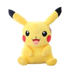 XXL Pikachu Kuscheltier (ca. 60cm) -Pokémon Spielzeug Geschäft xxl pikachu lachend